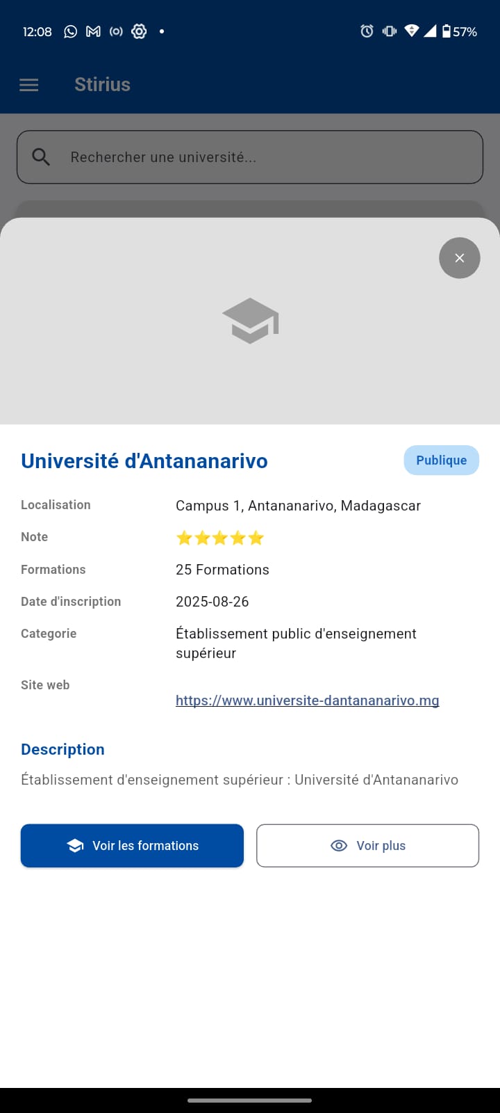 Détails d’un établissement